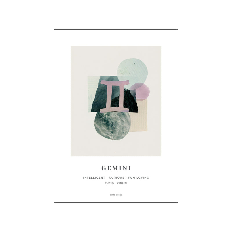 Gemini — Art print by Ditte Darko from Poster & Frame