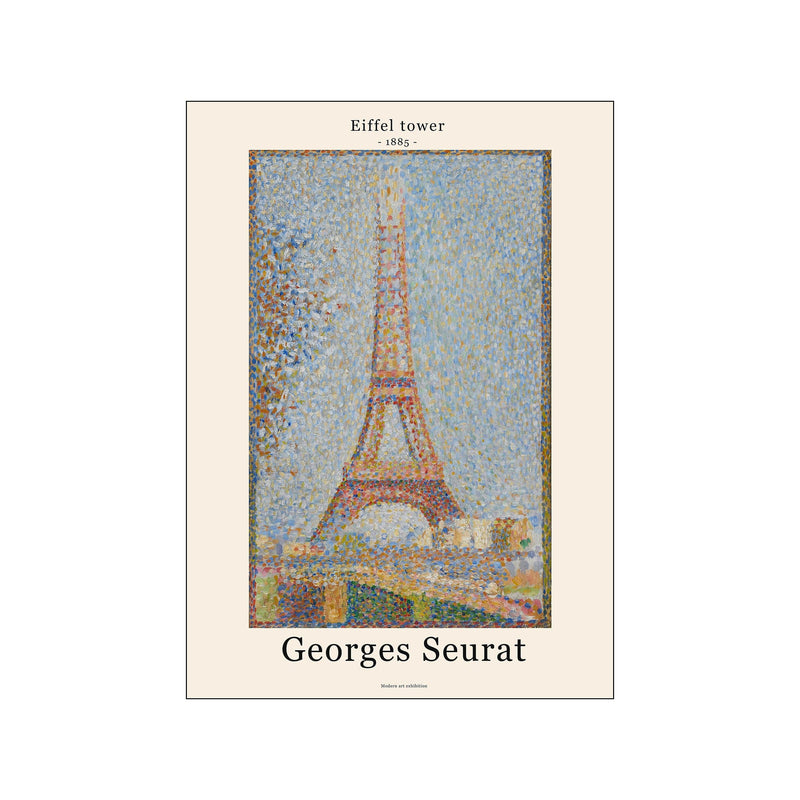 Georges Seurat - Eiffel tower — Art print by Georges Seurat x PSTR Studio from Poster & Frame