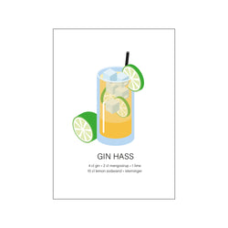 Gin Hass — Art print by Mette Iversen from Poster & Frame