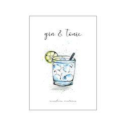 Gin & Tonic 1 — Art print by Nicoline Victoria from Poster & Frame