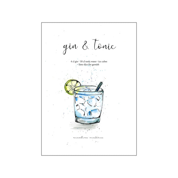 Gin & Tonic — Art print by Nicoline Victoria from Poster & Frame