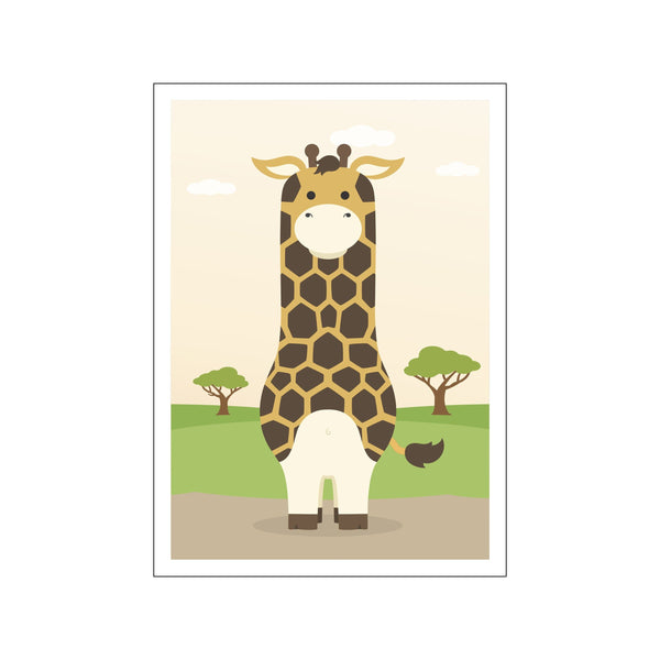 Giraf på savannen — Art print by Stay Cute from Poster & Frame