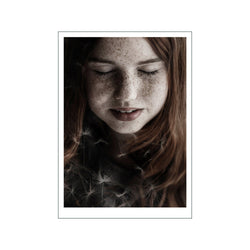 Girl and Dandelion — Art print by Ingrey Studio from Poster & Frame