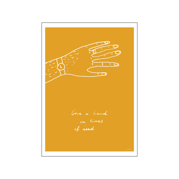 by.taban x squarepaint. Give A Hand — Art print by Squarepaint from Poster & Frame
