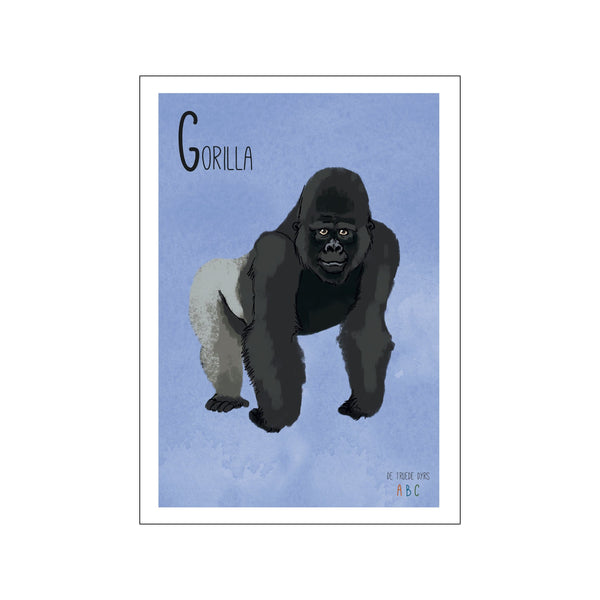 Gorilla — Art print by Line Malling Schmidt from Poster & Frame