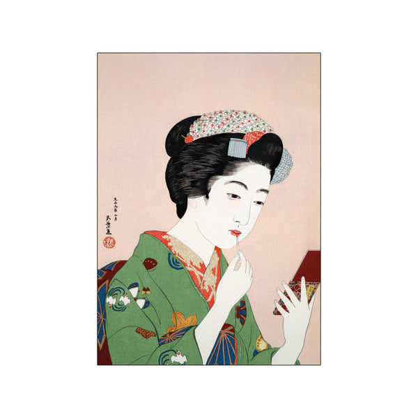 Woman Applying Rouge — Art print by Goyō Hashiguchi from Poster & Frame