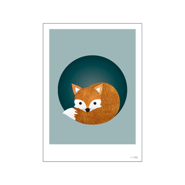 Green Fox — Art print by Min Streg from Poster & Frame