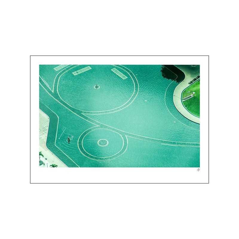 Green Clean — Art print by Christian Askjær from Poster & Frame