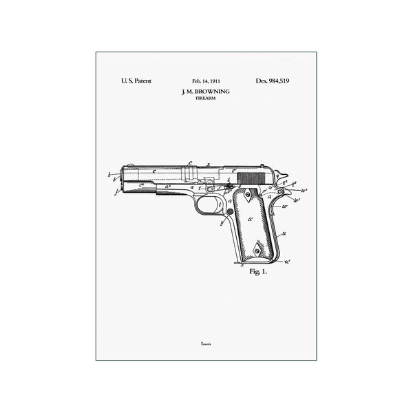 Gun — Art print by Bomedo from Poster & Frame