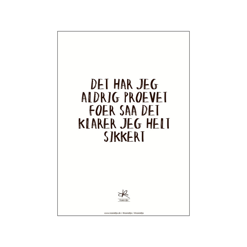 "Prøvet før" — Art print by Kasia Lilja from Poster & Frame