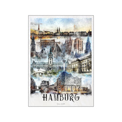 Hamburg — Art print by Simon Holst from Poster & Frame