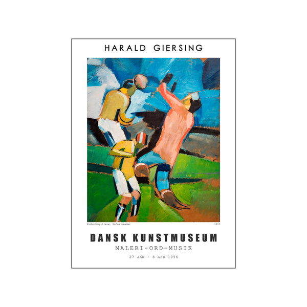 Harald Giersing - Footballers — Art print by Harald Giersing x PSTR Studio from Poster & Frame