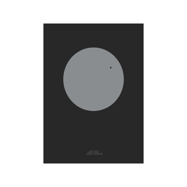 Earth Transit1 – Grey — Art print by Hasse Betak from Poster & Frame