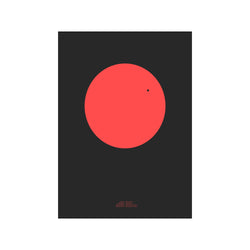 Earth Transit1 – Red — Art print by Hasse Betak from Poster & Frame