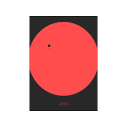 Venus Transit2 – Red — Art print by Hasse Betak from Poster & Frame