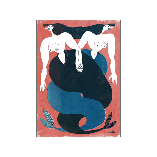 Havfruesøstre — Art print by Mia Mottelson from Poster & Frame