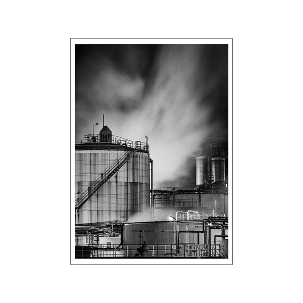 Heavy Industry 1 - white border — Art print by ROEDSGAARD from Poster & Frame