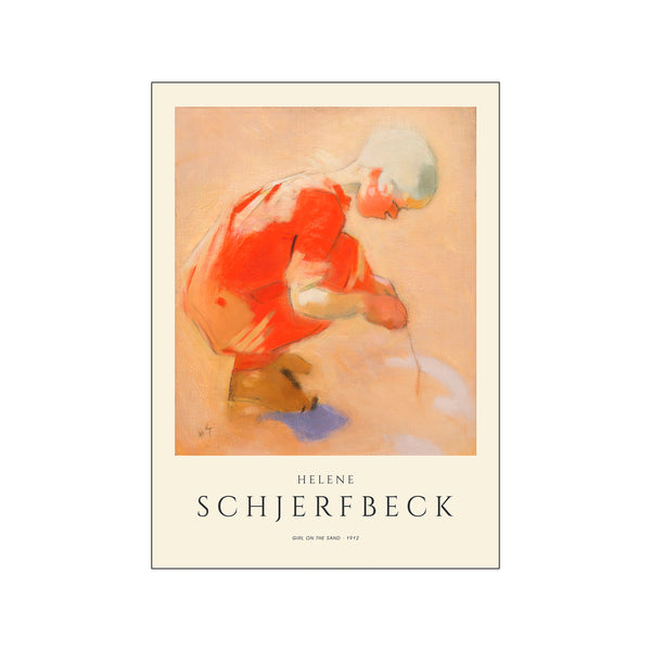 Helene Schjerfbeck - Girl on the sand — Art print by PSTR Studio from Poster & Frame