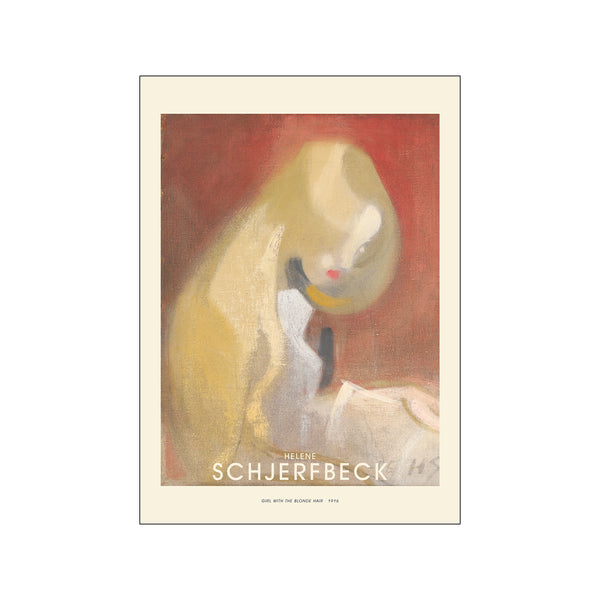 Helene Schjerfbeck - Girl with the blonde hair — Art print by PSTR Studio from Poster & Frame