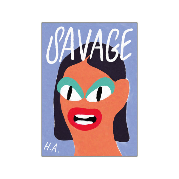 Savage — Art print by Hello Atelier from Poster & Frame