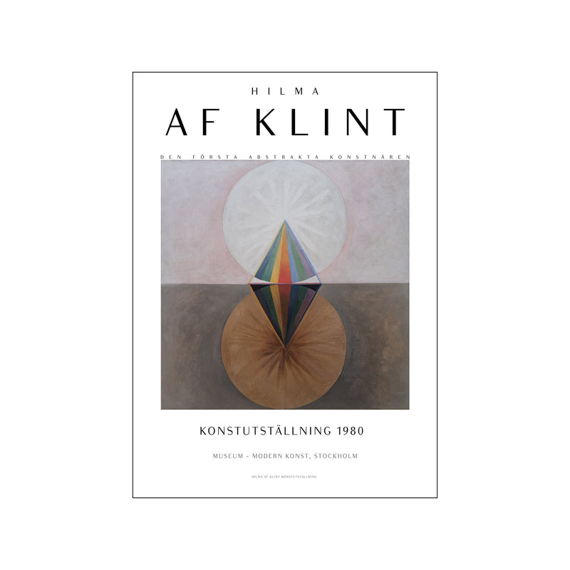Hilma af Klint - Art exhibition II — Art print by Hilma af Klint x PSTR Studio from Poster & Frame