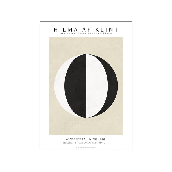Hilma af Klint - Black White — Art print by Hilma af Klint x PSTR Studio from Poster & Frame