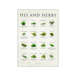 His and herbs — Art print by Simon Holst from Poster & Frame
