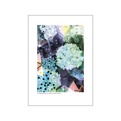 Hortensia - Blå/lilla — Art print by GraphicARTcph from Poster & Frame