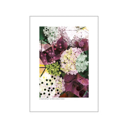 Hortensia - Grøn/rød — Art print by GraphicARTcph from Poster & Frame