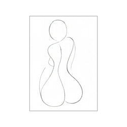 Hourglass Silhouette — Art print by Mette Handberg from Poster & Frame