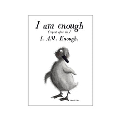 I Am Enough — Art print by Anja Gram from Poster & Frame