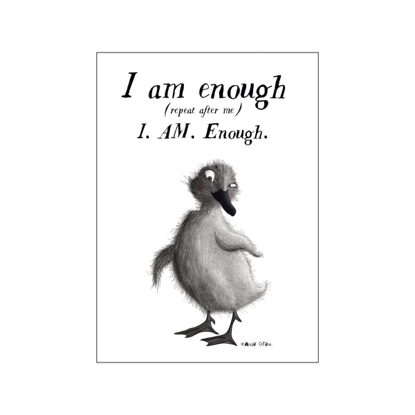 I Am Enough — Art print by Anja Gram from Poster & Frame