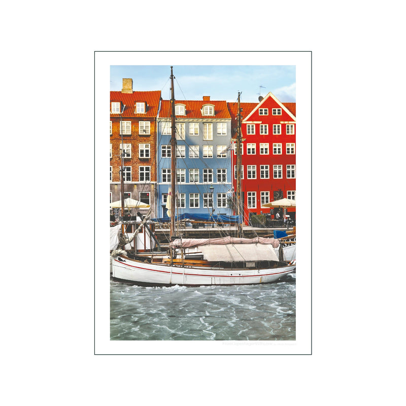 Is i Nyhavn — Art print by FromCopenhagenWithLove from Poster & Frame