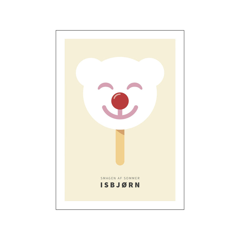 Isbjørn is — Art print by Stay Cute from Poster & Frame