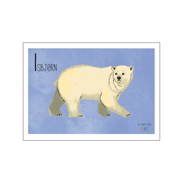 Isbjørn — Art print by Line Malling Schmidt from Poster & Frame