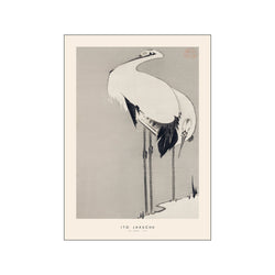 Ito Jakuchu - Two cranes — Art print by Japandi x PSTR Studio from Poster & Frame