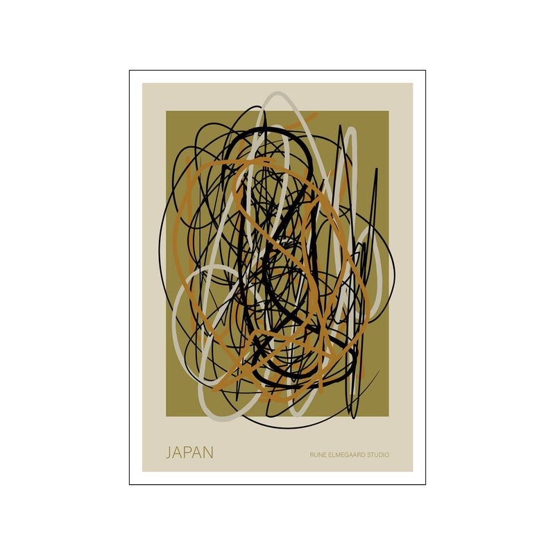 Japan Abstract — Art print by Rune Elmegaard from Poster & Frame