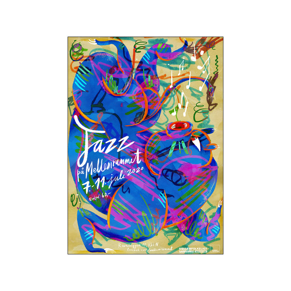 Jazz på Mellemrummet 2020 — Art print by Mia Mottelson from Poster & Frame