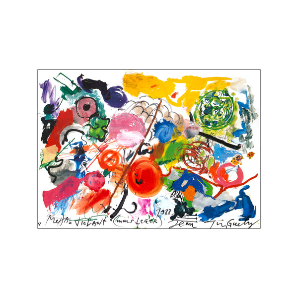Meta Violant — Art print by Jean Tinguely from Poster & Frame