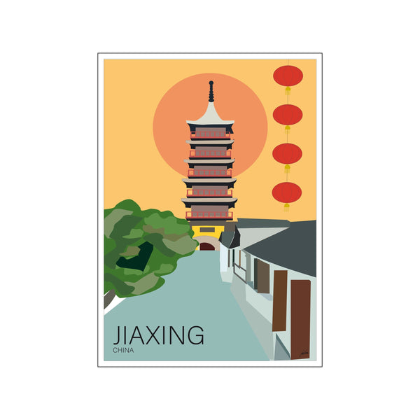 Jiaxing City — Art print by Justesen Plakater from Poster & Frame