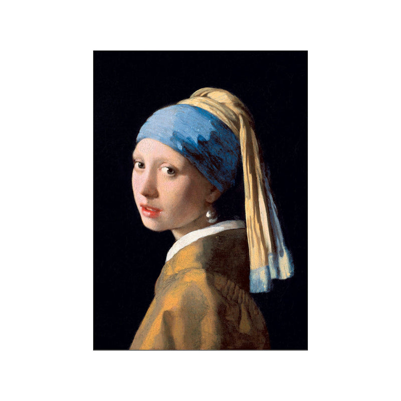 Johannes Vermeer - Girl with the pearl — Art print by Johannes Vermeer x PSTR Studio from Poster & Frame