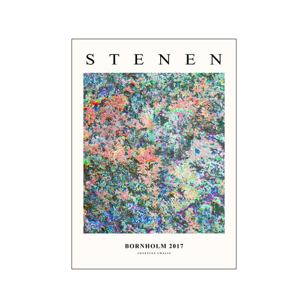 Stenen Grøn — Art print by Kalejdo from Poster & Frame