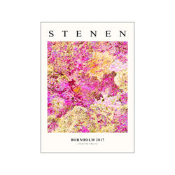 Stenen Pink — Art print by Kalejdo from Poster & Frame