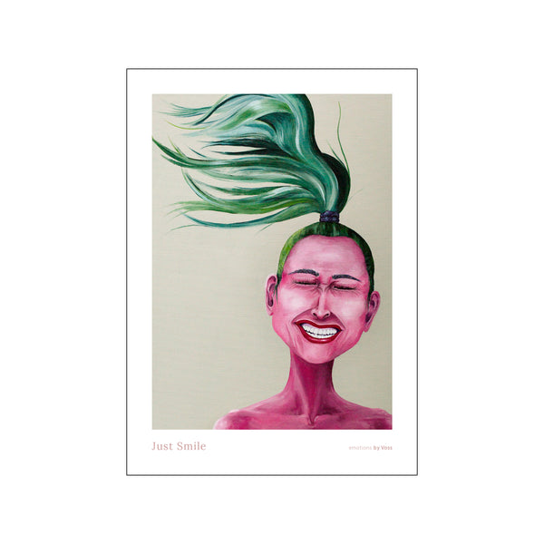 Just Smile — Art print by All By Voss from Poster & Frame