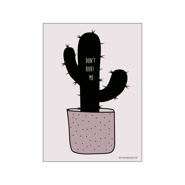 Kaktus - rosa — Art print by MitDejligeHjem from Poster & Frame
