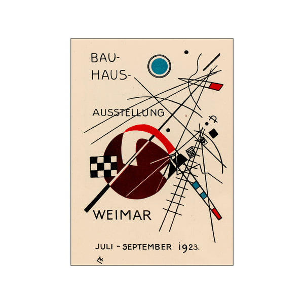 Kandinsky - Bauhaus - Ausstellung — Art print by PSTR Studio from Poster & Frame