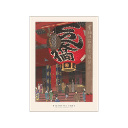 Kasamatsu Shiro - Great lantern Kannon Temple — Art print by Japandi x PSTR Studio from Poster & Frame