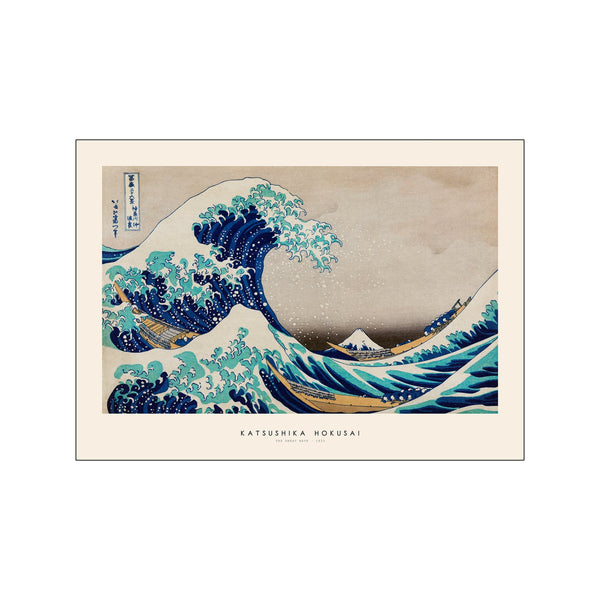 Katsushika Hokusai - The great wave — Art print by Japandi x PSTR Studio from Poster & Frame