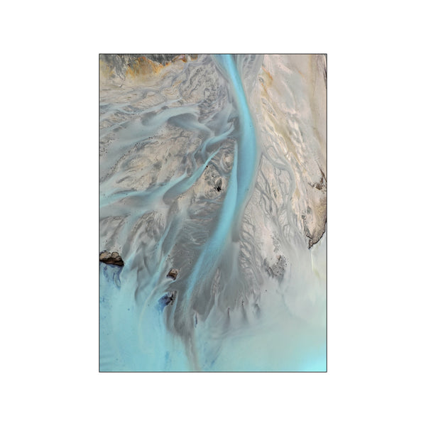 Glacier rivers New Zealand part 2 — Art print by Nordd Studio from Poster & Frame