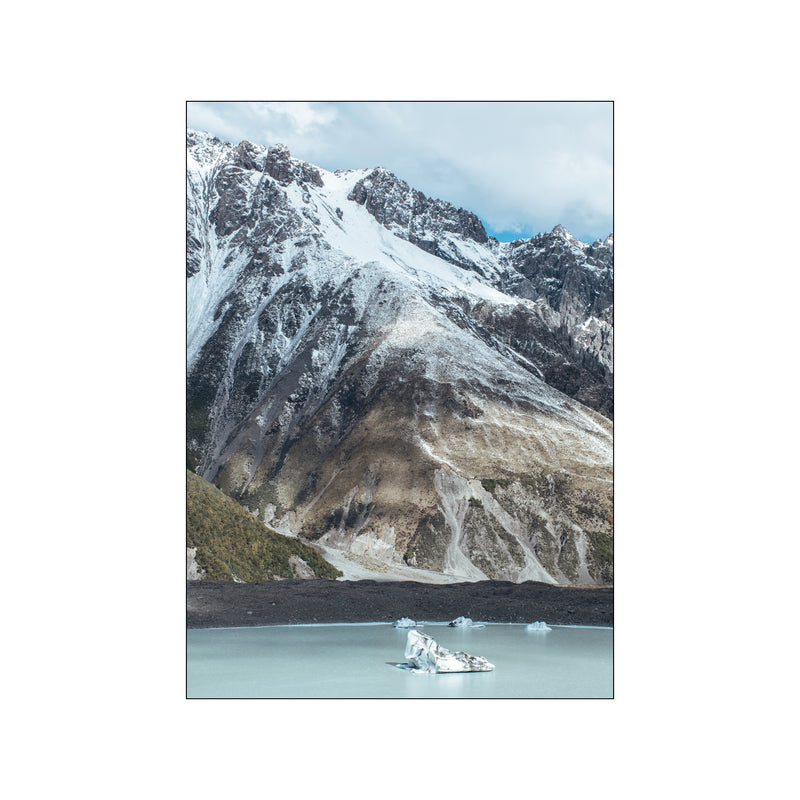 Tasman Lake New Zealand — Art print by Nordd Studio from Poster & Frame